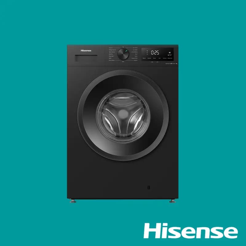 HISENSE WASHING MACHINE FRONT LOAD 6KG ENERGY SAVING, INVERTER WM 1I6022BKWF view 4