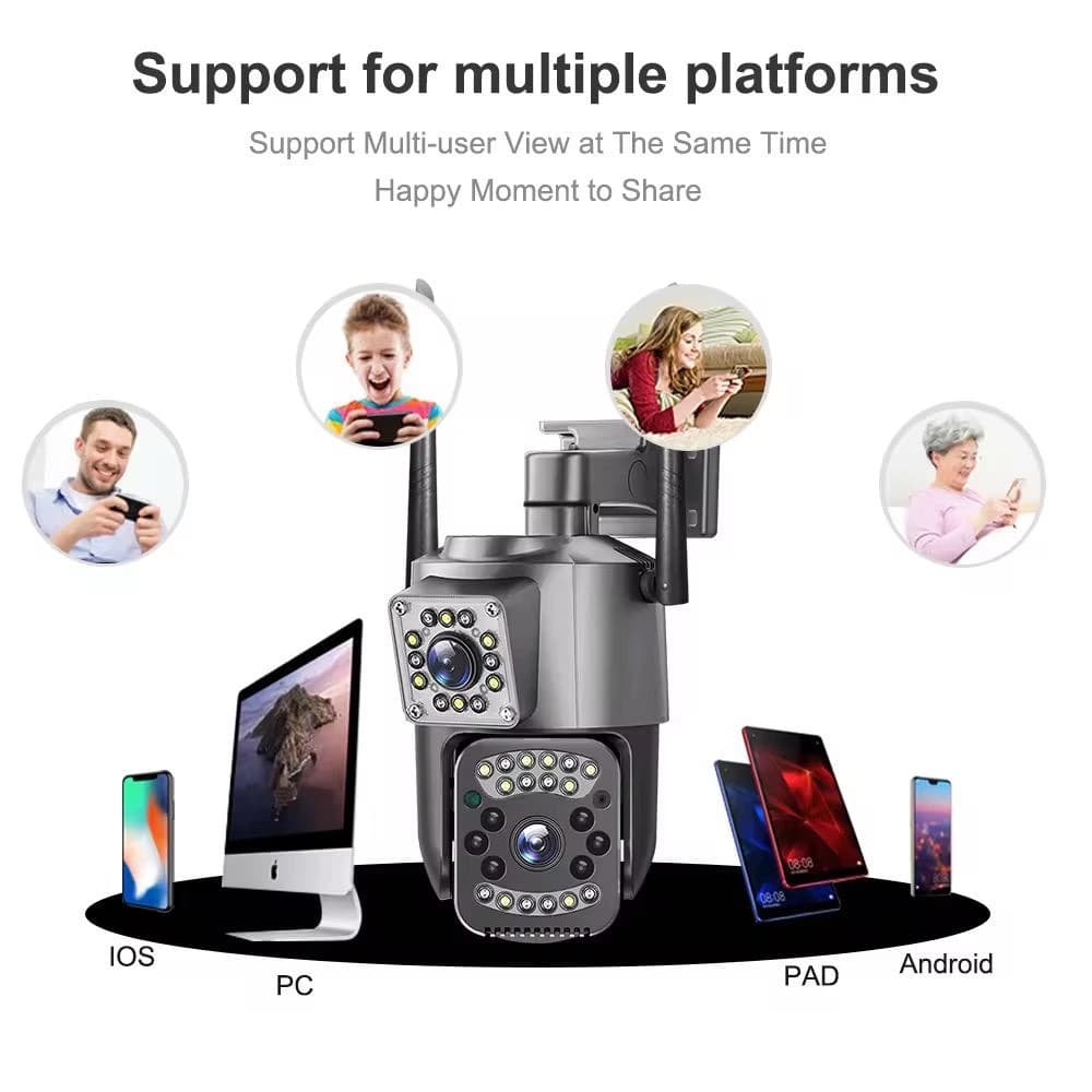 4g Dual Lens PTZ Camera (NSV380 02) view 2