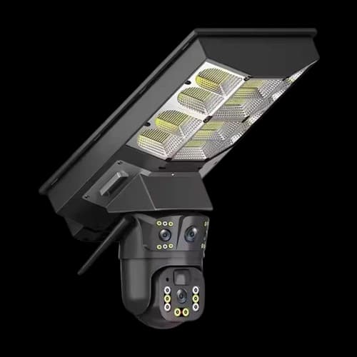 AI Dual-Lens Solar WIFI PTZ Camera with Floodlight view 3