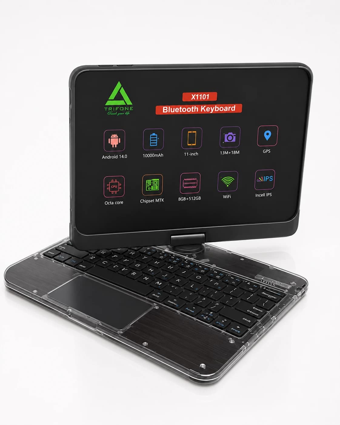TRIFONE X1101 W/KEYBOARD 8GB + 512GB