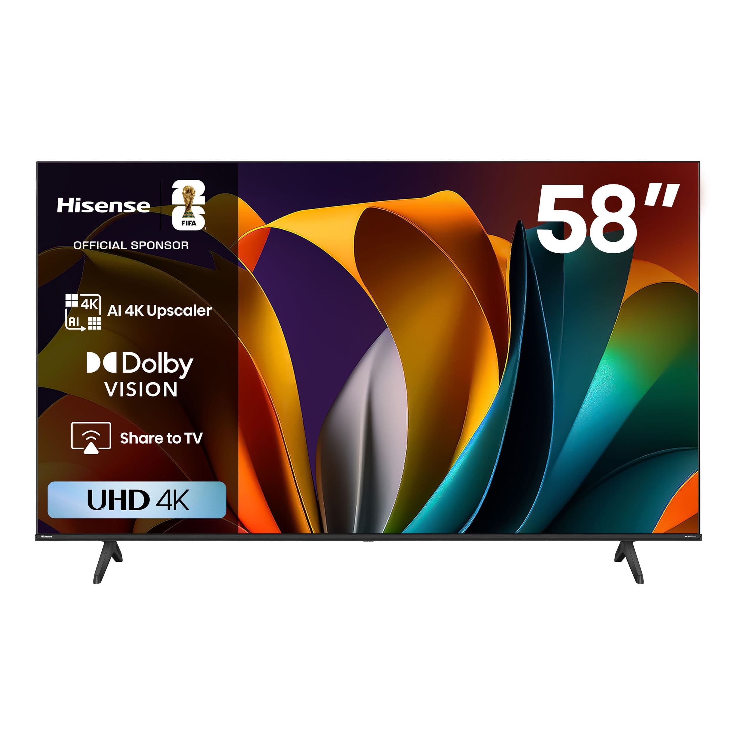 Hisense 58-inch Ultra HD 4K Smart TV (58A6N) view 3