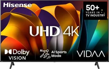 HISENSE 50 INCH UHD 4K SMART TV 50A6N