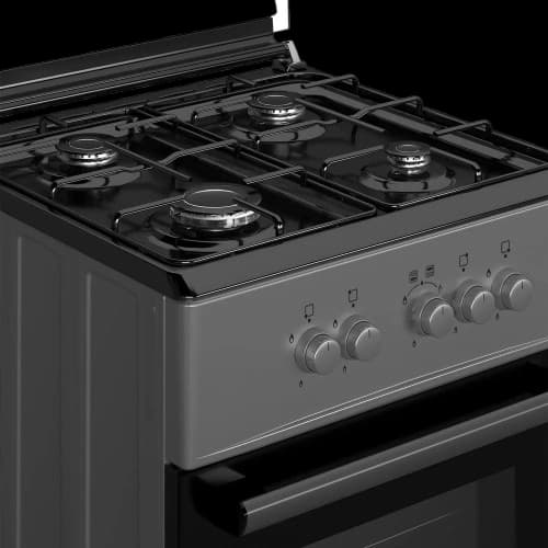 MAXI STANDING GAS COOKER 6060 4B BASIC GREY view 2