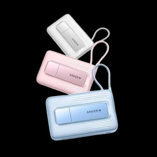 Anker Zolo Magnetic Power Bank 10000mAh with built-in USB-C cable (A1685) view 2