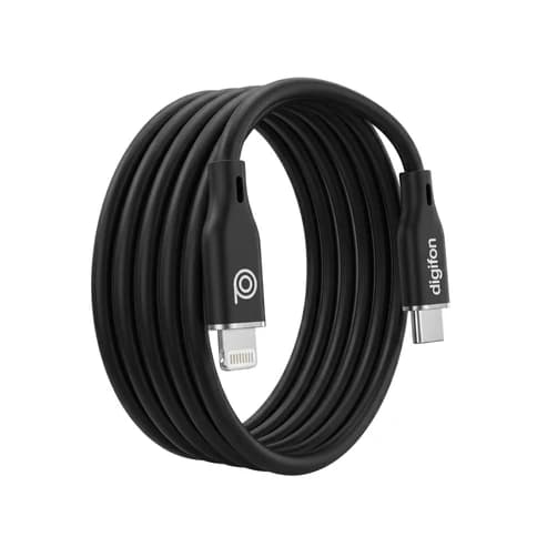 DIGIFON SILICONE USB C to Lighting 1M Cable 27W view 3