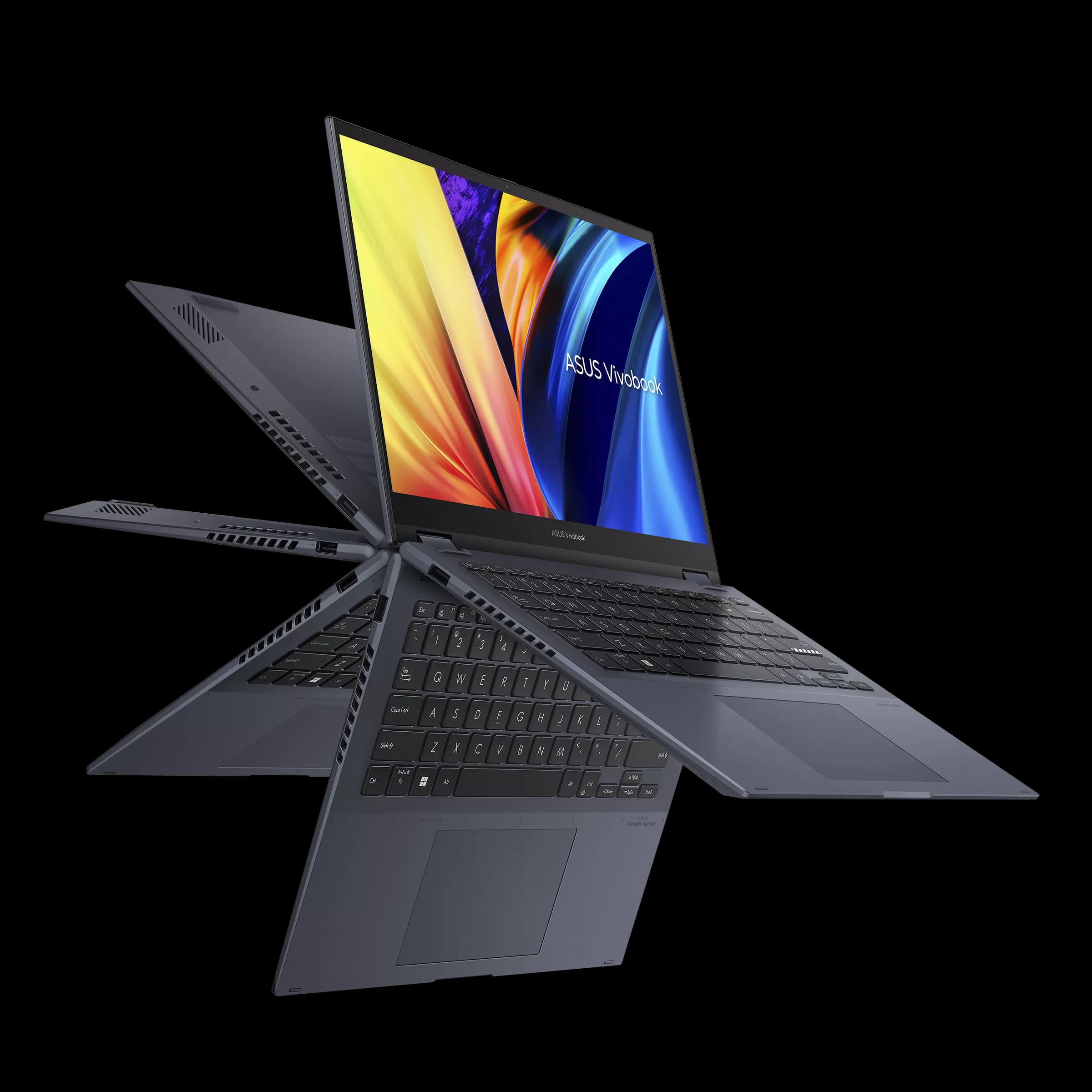 ASUS VIVOBOOK S 14 FLIP TP3402VA-LZ264W (CORE i7-13700H/ 8GB DDR4/512GB NVME SSD/14" WUXGA TOUCHSCREEN /BACKLIT/WIN 11H) view 2