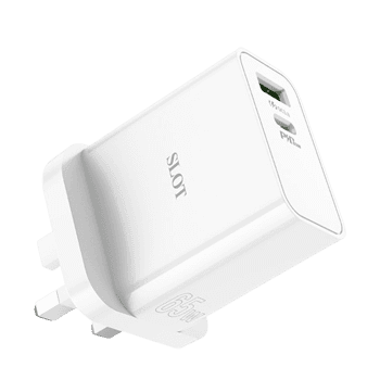 Slot C113B Bravery PD 65W Dual Port (1A1C) Charger (UK) view 3
