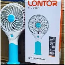 LONTOR RECHARGEABLE TABLE FAN CTL-CF087-4 view 3