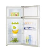 HAIER THERMOCOOL DOUBLE DOOR REFRIGERATOR DIRECT COOL HRF 95BEX R6 SLV