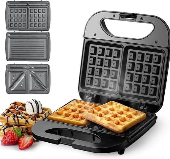 BLACK & DECKER TS2130-B5 3 in 1 Sandwich Grill and Waffle Maker view 2