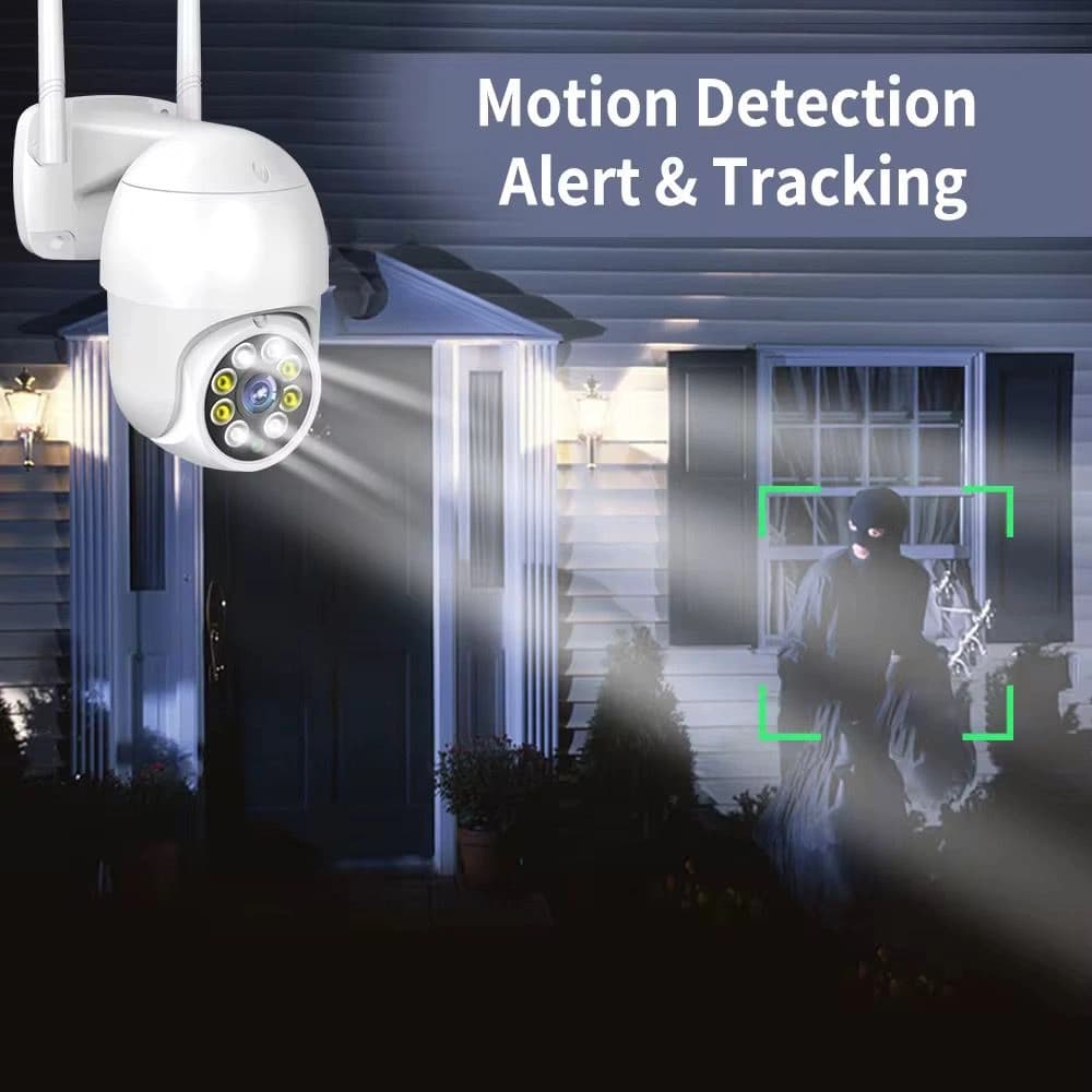 4Channel WIFI PTZ CCTV NVR Security Camera Kit (WPK401)