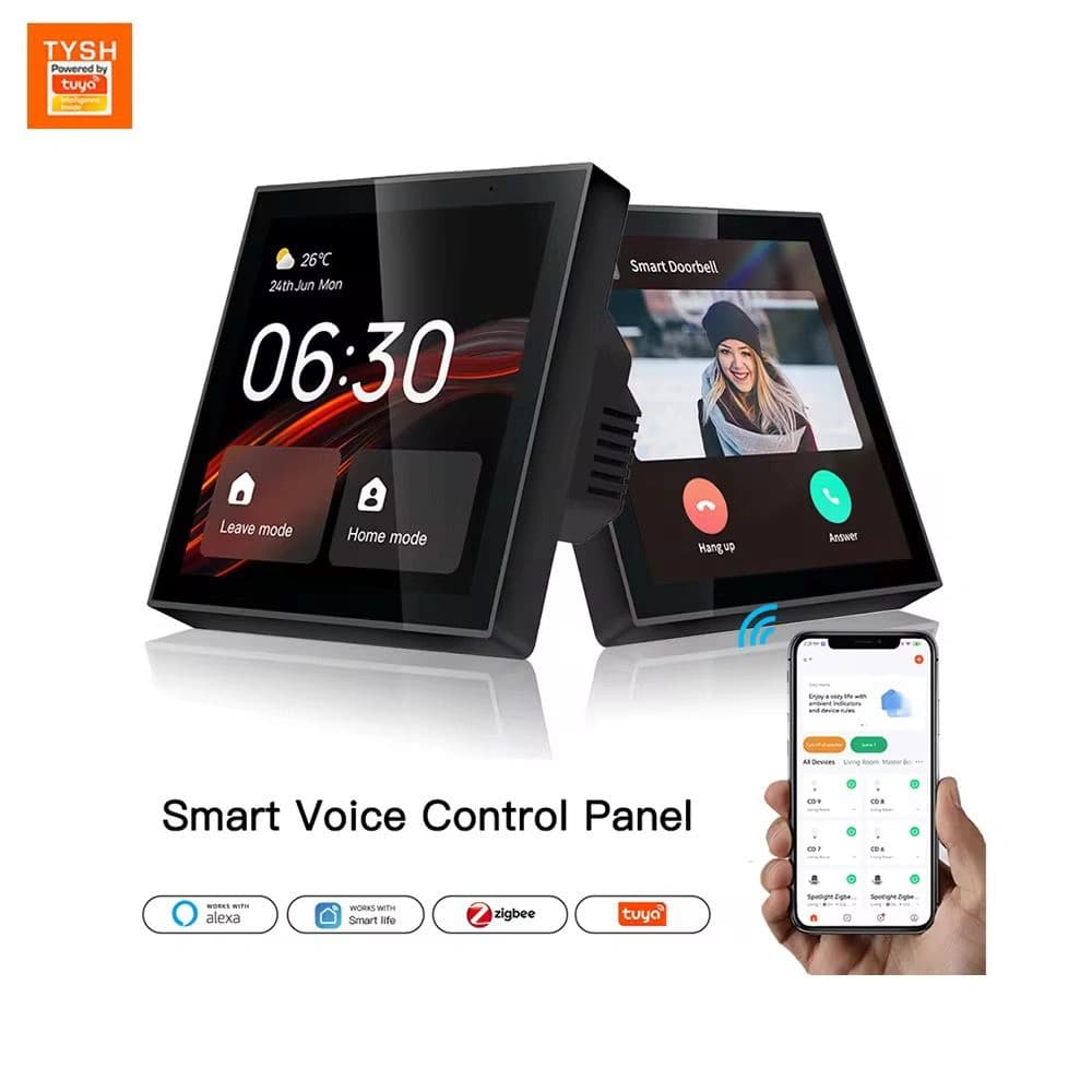 4 Inches Smart Home Central Controller with Alexa (F402)