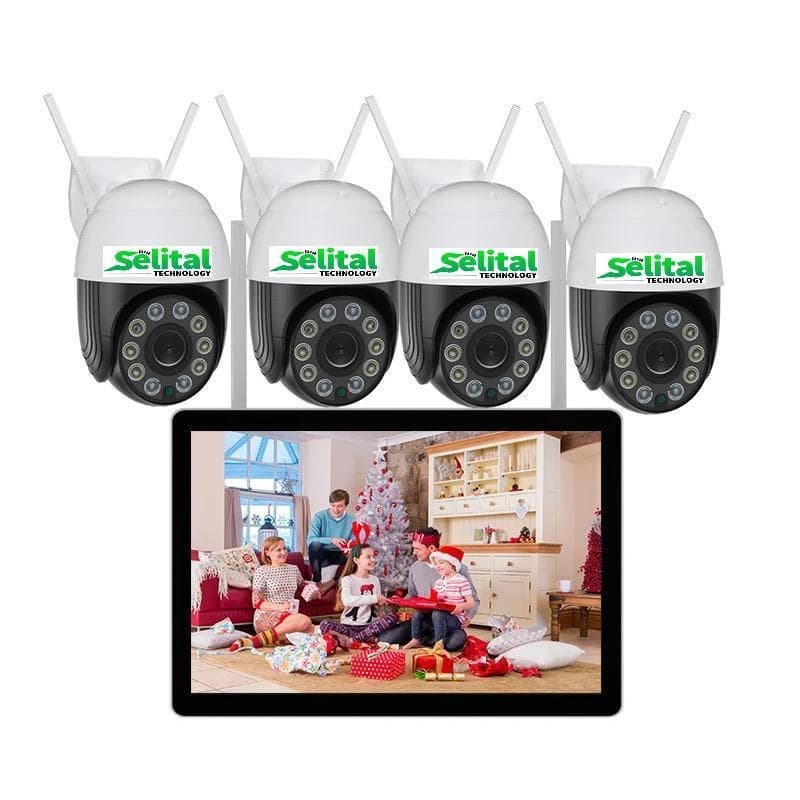 4ch PTZ Wifi Kit With LCD NVR monitor (WPK402)