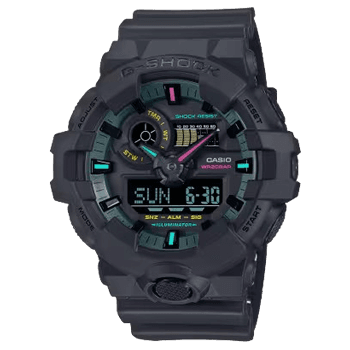 G-SHOCK ANALOG DIGITAL GA-700 SERIES GA-700MF-1A