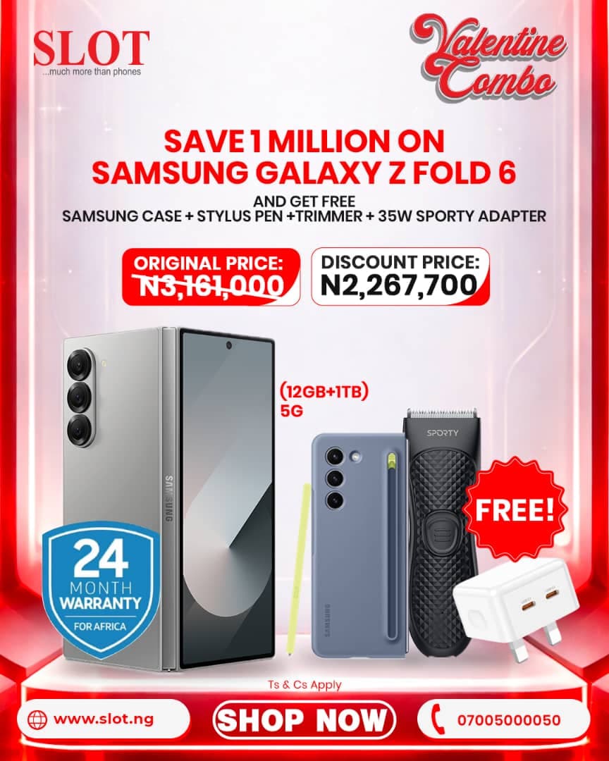Samsung Galaxy Z Fold 6 12GB+1TB 5G + Sporty Trimmer + Case
