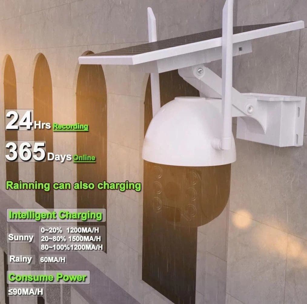 AudioCam Solar 5mp PTZ camera