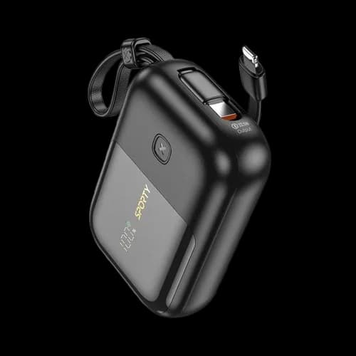 SPORTY Q20 10000MAH POWER BANK WITH DIGITAL DISPLAY 22.5W