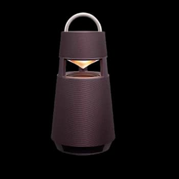 Lg Aud 4b-Rp Xboom 360 Omnidirectional Sound Portable Wireless Bluetooth Speaker with Mood Lighting