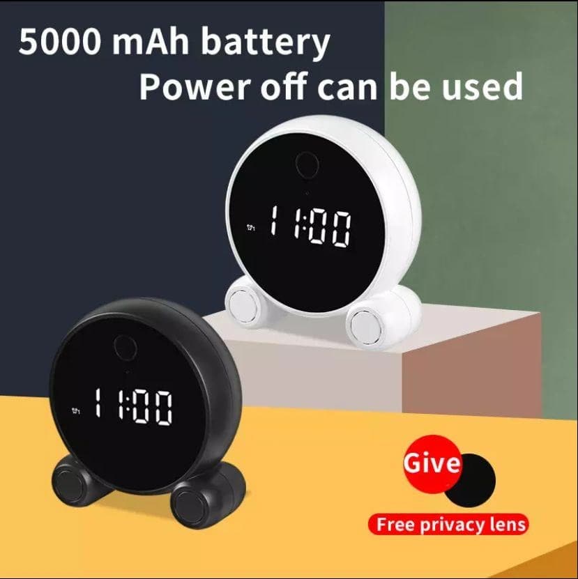 Table Clock Wifi Disguise Camera