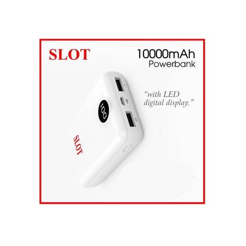 SLOT 10000mAH LED POWERBANK