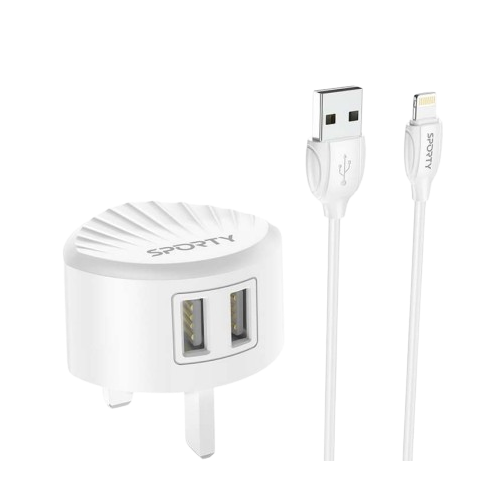 Sporty SQI1 Quick dual port charger set