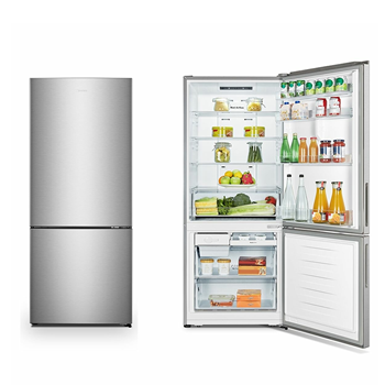 hisense bottom mount fridge 514l