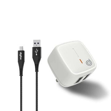 DIGIFON 12W DUAL USB AND TYPE C CHARGER
