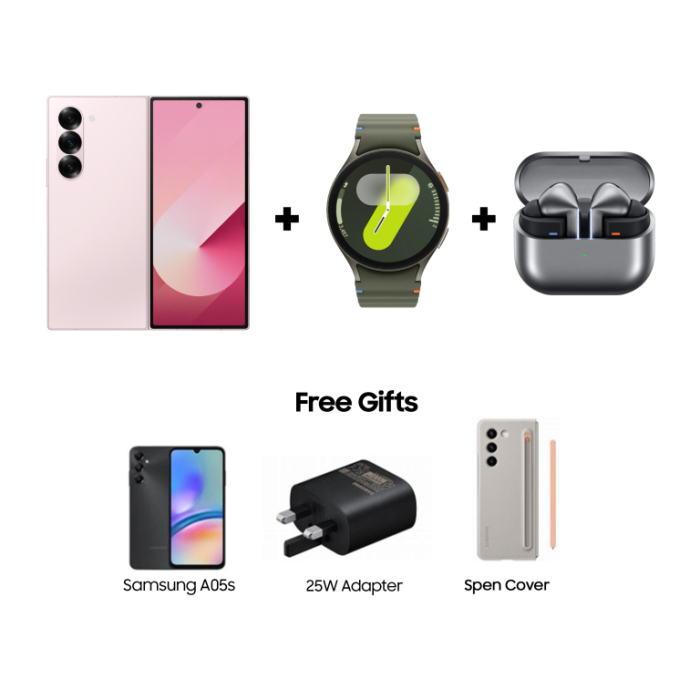 Pre Order Samsung Galaxy Z Fold 6 1TB + Watch 7 44mm and Buds 3 Pro - Eco Package