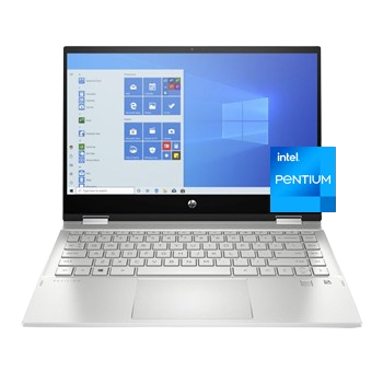 Hp Pavilion x360 Convertible 14-dy0093nia Laptop (Pentium Gold/4gb/256gb Ssd/14.0 Hd/Touch/Win10h) Natural Silver