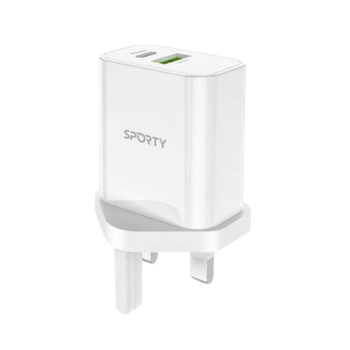 SPORTY S-BA55B Dual PD20W Charger