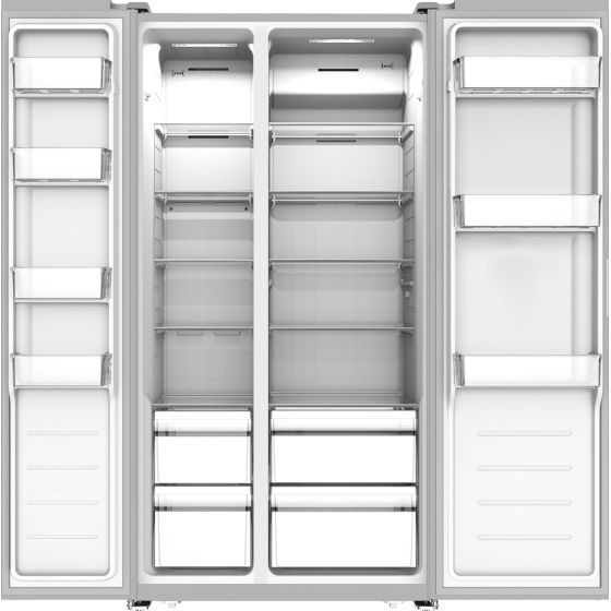 HISENSE Refrigerator 67WS Side by Side 518L with LED Display