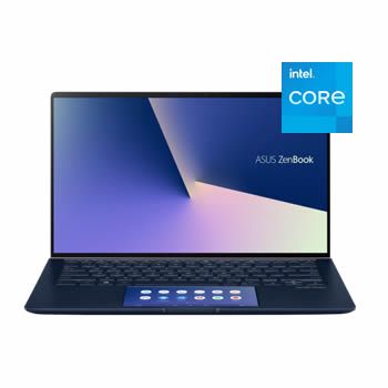 Asus ZENBOOK UX434FAC-AI236T 14", INTEL CORE I7-10510U, 16GB RAM 512GB SSD - Wins 10 - Royal Blue