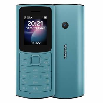 Nokia 110 4G|Display: 1.8 Inch TFT Display|Storage: 48MB + 128MB|Li-Ion 1020 mAh battery