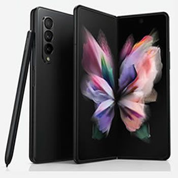 Samsung Galaxy Z Fold 3 512GB || Display: 6.2 inches || 12 MP, f/1.8, 26mm (wide) || Android 11, upgradable to Android 13 || Battery: Li-Po 4400 mAh,