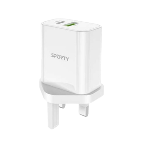 SPORTY S-BA55B Dual PD20W Charger